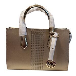 Michael Kors Sheila Gold Handbag